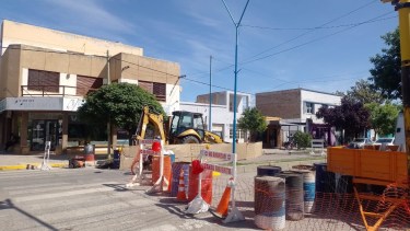 Los trabajos en Avenida Roca fueron los primeros en iniciarse. Foto gentileza