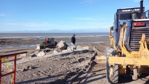 A mediados de octubre iniciarán los trabajos de reparación en las bajadas a la playa en El Cóndor