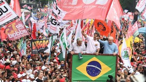 Lula cerró su campaña con Mujica en San Pablo: «Voy a gobernar Brasil»