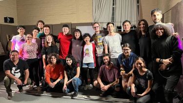 El martes Omori brindó una clase a los alumnos de IUPA. Foto gentileza Prensa IUPA. 