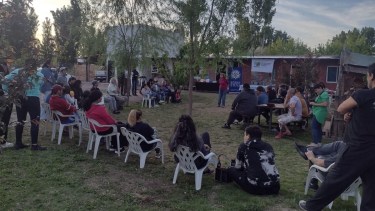Los vecinos de la Isla Jordán cursaron la capacitación en medioambiente. Foto: gentileza