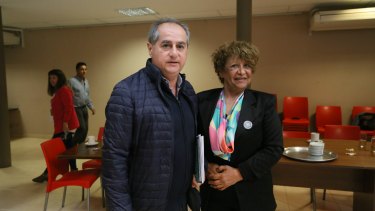 Pérez Morando junto a la Defensora saliente, Nora Cader. Foto Gentileza.