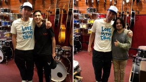 Chris Martin, el líder de Coldplay, fue a comprar una guitarra, cantó con los vendedores y hasta les regaló entradas