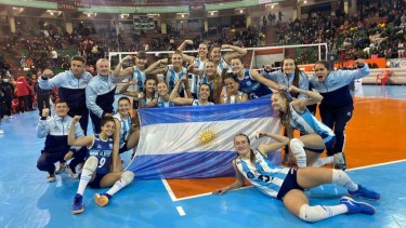 Las Panteritas ganaron invictas el Sudamericano Sub 19 de vóley