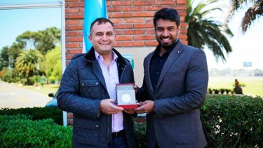 Miembros del Comite Supremo de Qatar 2022 estuvieron en el predio que la AFA posee en Ezeiza.