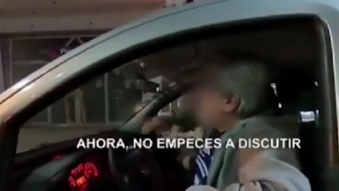 Fue retado por su pareja, al dar positivo en un control de alcoholemia. 