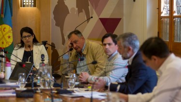 El intendente Gustavo Gennuso molesto con los concejales, incluso de su propio partido, por sanciones de la última sesión. Foto: Archivo