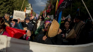 Comunidades mapuches de Bariloche y organizaciones son co-autores del proyecto que promovió Gennuso para crear un programa y comisión de pueblos originarios. Archivo