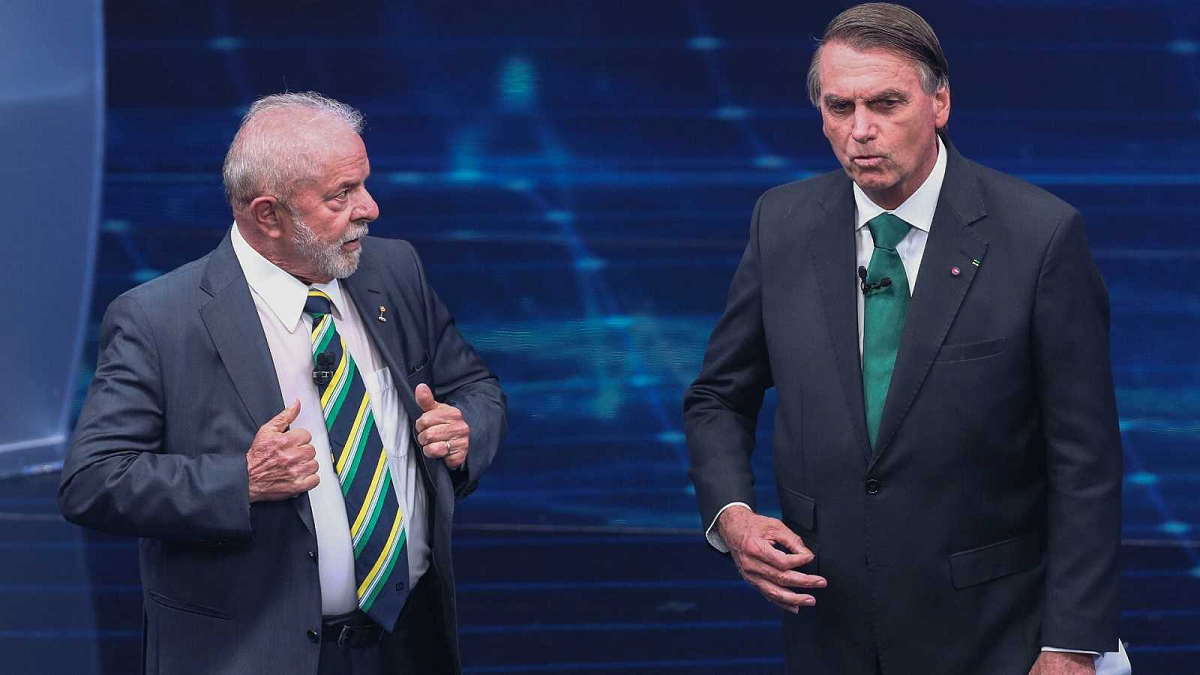 Lula y Bolsonaro en el balotaje más tenso de la historia de Brasil. 