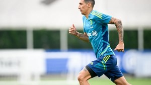 Una buena para Scaloni: Ángel Di María volvió a entrenar con Juventus