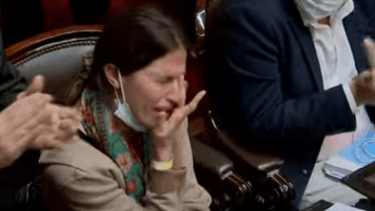 Presupuesto 2023: sentido reconocimiento a la diputada del PRO Camila Crescimbeni. 