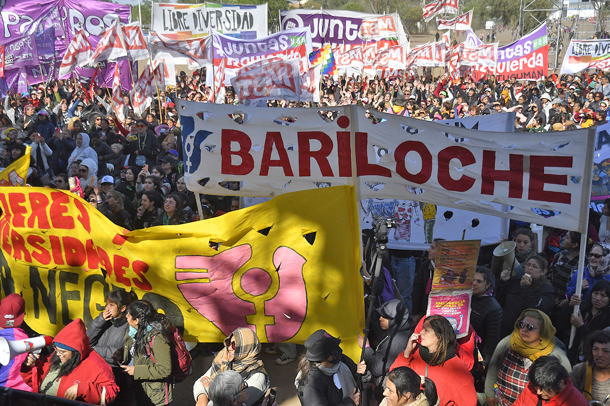 El próximo Encuentro será en Bariloche, en el 2023. (Foto Télam/Eliana Obregón).-