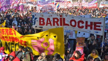 El próximo Encuentro será en Bariloche, en el 2023. (Foto Télam/Eliana Obregón).-