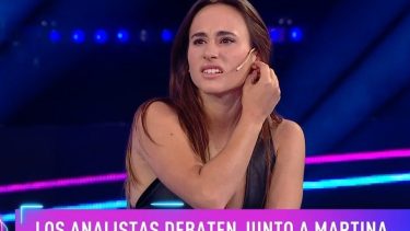 Martina fue la segunda eliminada de la casa de Gran Hermano.
