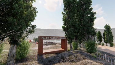 El Paleo Parque Comallo tiene un predio de 1,5 hectáreas y combina la mirada turística, científica y educativa.