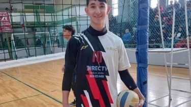 El joven de 14 años fue convocado a la  Selección Nacional U17. Foto: gentileza. 