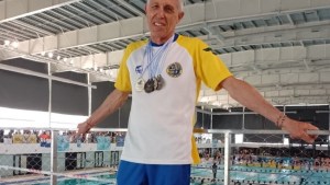El roquense Mario Quercia es campeón nacional de natación Master