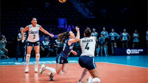 Las Panteras perdieron en sets corridos frente a Bélgica en el Mundial