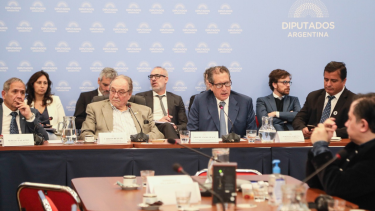 Miguel Pesce, del Banco Central, expuso en Diputados. 