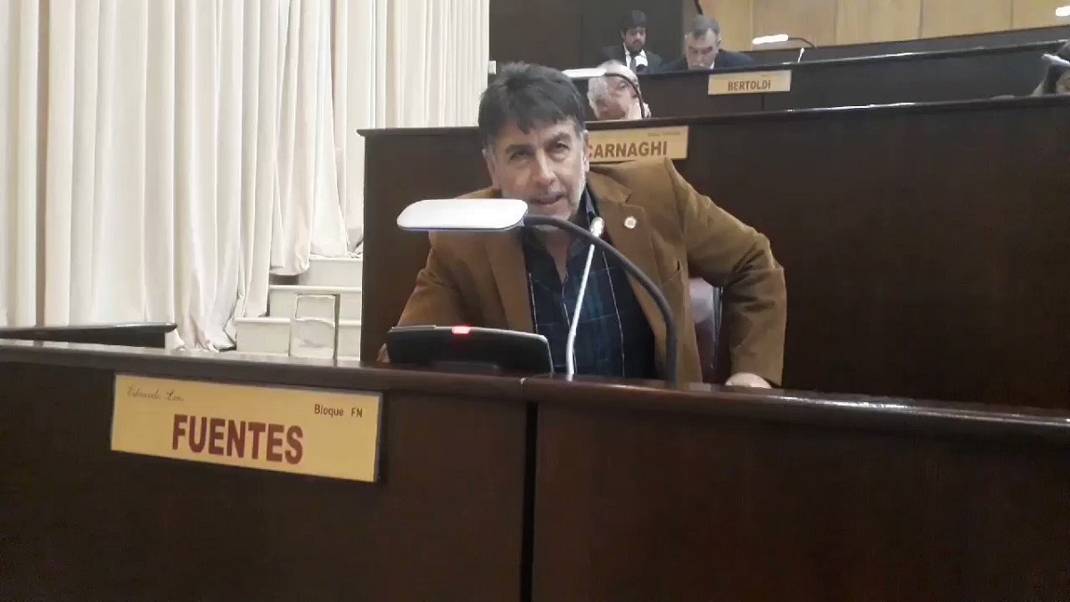 El exdiputado provincial Eduardo Fuentes fue sancionado por su partido Nuevo Encuentro (foto Archivo)