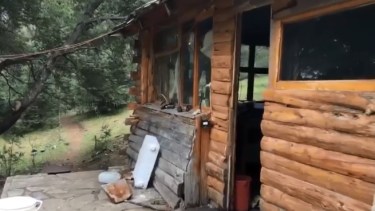 Diego Frutos difundió un video de la cabaña, donde según él, vivía Facundo Jones Huala. 