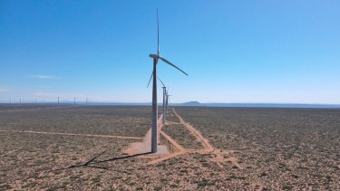 El primer parque eólico de la provincia genera energía limpia como para abastecer a media ciudad de Neuquén. 