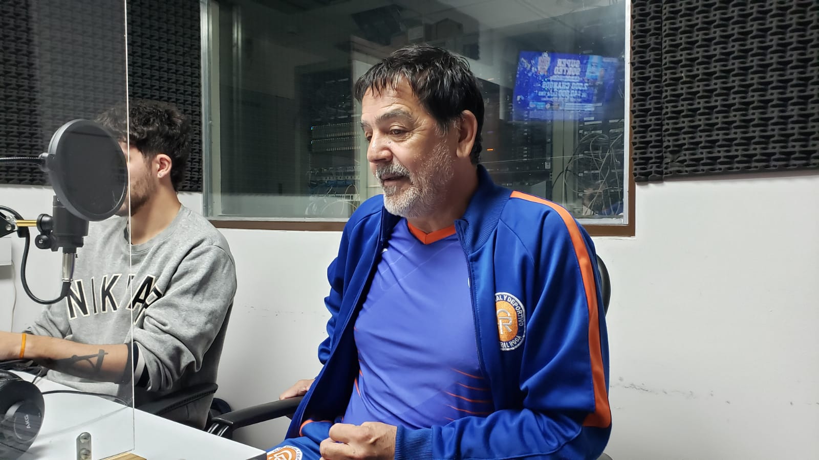 El "Chango" Del Castillo, en los estudios de RN Radio.