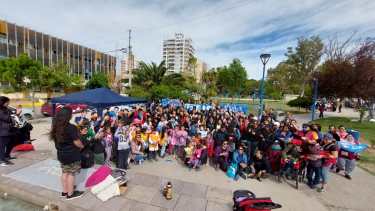 La actividad se realizó en la Plaza Belgrano. Foto gentileza