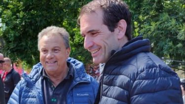 Cervi y Eguía, luego de la reconciliación, quieren marcar el rumbo de Juntos por el Cambio en Neuquén. (Gentileza).-