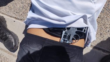 Los adolescentes fueron interceptados en el Parque Integración. Foto gentileza