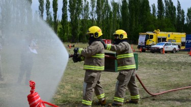 Participaron más de 180 brigadistas y bomberos voluntarios. Foto: gentileza. 