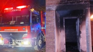 Incendio intencional en una vivienda de Centenario dejó perdidas totales y peleas