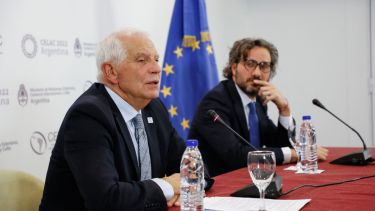 Josep Borrell participó de la cumbre de cancilleres de la Celac y la UE. Foto: Gentileza Twitter @JosepBorrellF