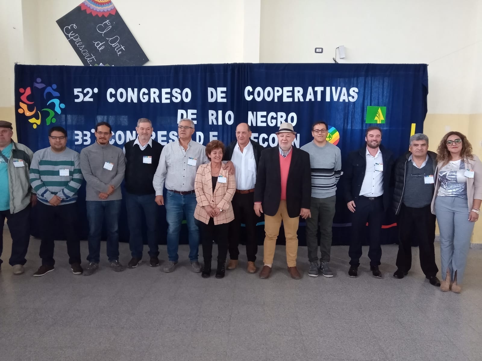 El 52° Congreso de Cooperativas reunión a más de 150 referentes cooperativos en Jacobacci. Foto: José Mellado. 