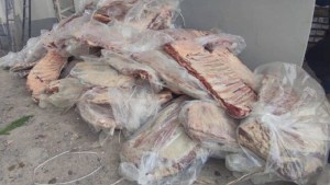 Le detectaron casi $4 millones en asado con hueso que traía de La Pampa a Neuquén