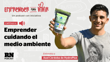 Axel Córdoba, creador de Hydroplus, comparte su experiencia en el podcast «Emprender para vivir»