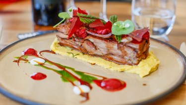 El plato de Oro del Bariloche a la Carta 2022  lo obtuvo Resto Frey de Huinid Pioneros. Foto: Gentileza BALC 2022