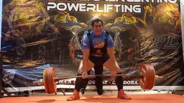 Mansilla obtuvo por sexta vez el título mundial de Levantamiento de Potencia. Foto gentileza