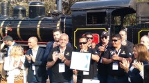 Imagen de «¿Es original?»: La Trochita cumple 100 años y asombra en la Feria Internacional de Turismo
