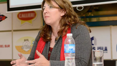 Lastra desde hace nueve años que es presidenta de Argentinos del Norte. (foto: archivo)