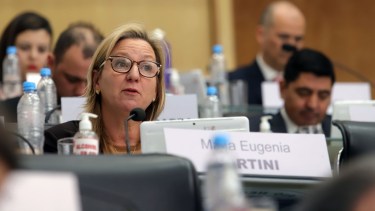 Un juez rechazó el pedido de revisión de las imputaciones contra la legisladora y exintendenta de Bariloche María Eugenia Martini. Archivo