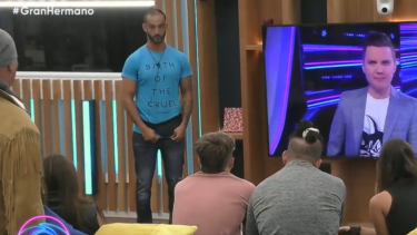 Alfa se emocionó al ser salvado por Maxi en Gran Hermano. Foto: Captura Telefe 