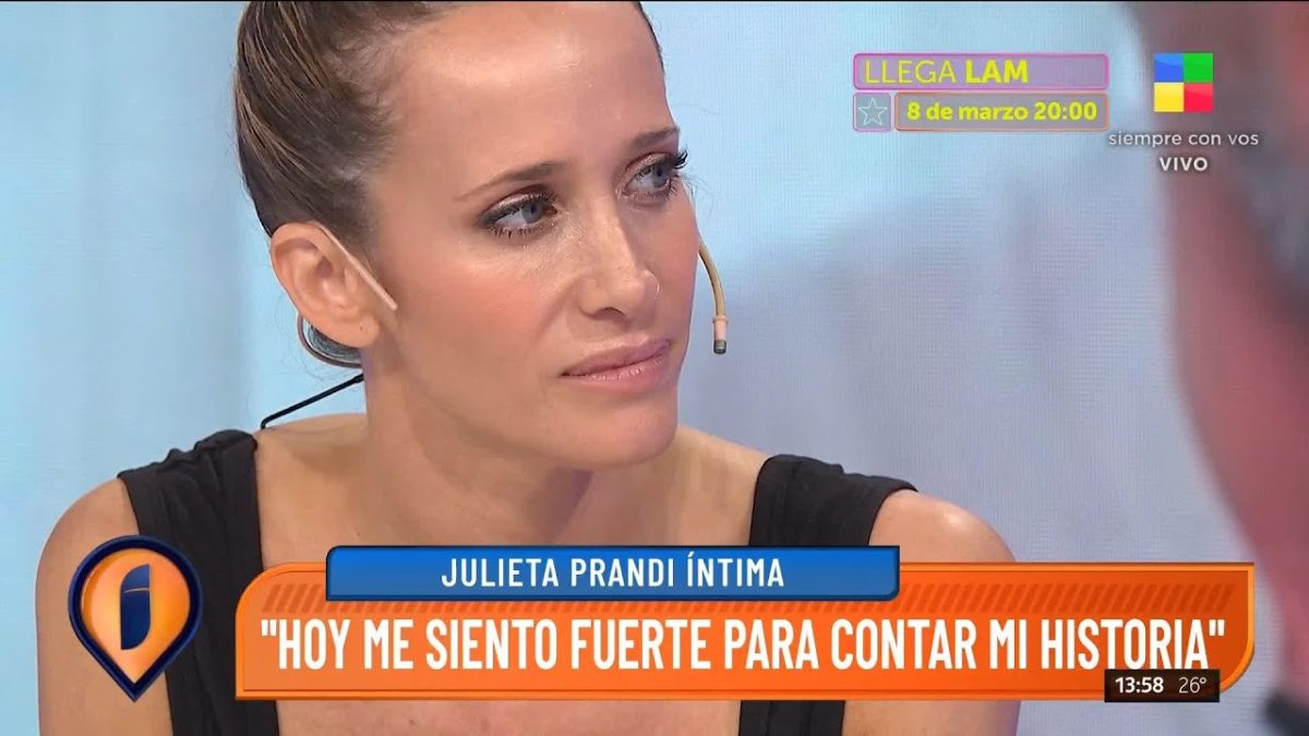 La modelo Julieta Prandi fue ante la Justicia para denunciar a su expareja por distintos episodios de violencia.-