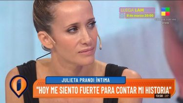 La modelo Julieta Prandi fue ante la Justicia para denunciar a su expareja por distintos episodios de violencia.-