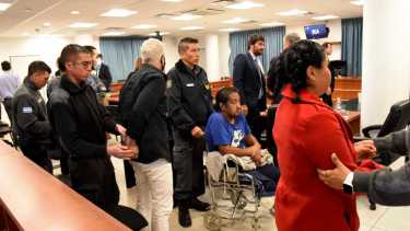 Un jurado popular había declarado coautores de homicidio triplemente calificado a Juan Carlos Monsalve (48), su sobrino Enzo Monsalve (33), y su empleado Maximiliano Zapata (23); a la esposa del primero, Ana María Perales, la condenó por instigadora; y a un amigo Alejandro Gustavo Chianese, por partícipe secundario. (Foto archivo Matías Subat).-