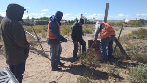 EPAS inició las conexiones de agua en Colonia Rural Nueva Esperanza de Neuquén