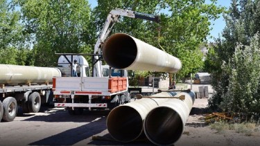 La Avenida Olascoaga está cortada por una obra del EPAS. Foto: Neuquéninforma.gob.ar