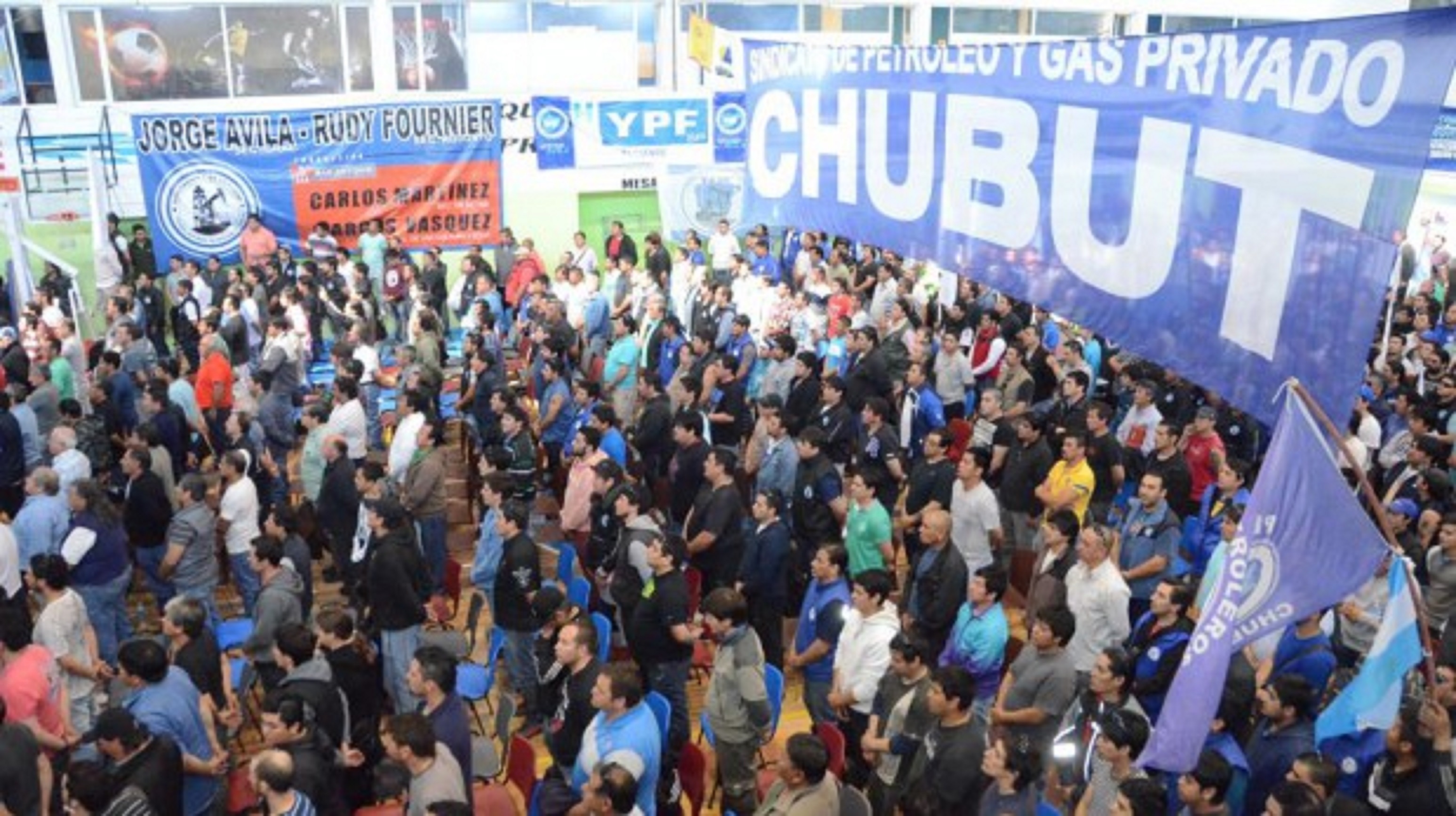 El sindicato de Petroleros de Chubut se declaró en estado de alerta y movilización. Foto: sonido gremial.