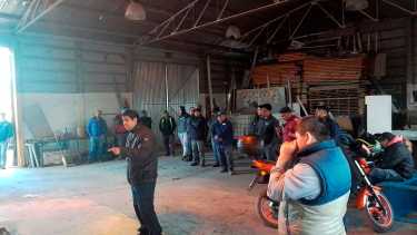 La retención de tareas de los empleados del municipio de Roca es parcial y ya se siente en varias áreas de trabajo. Foto Gentileza.