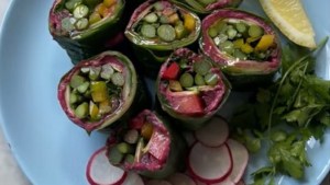 Recetaza: rolls primavera por Ximena Saenz